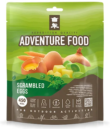Scrambled Eggs package, Adventure Food