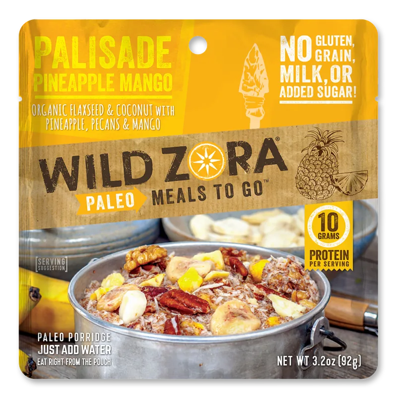 Meals To Go - Palisade Pineapple Mango (Vegan) package, Wild Zora