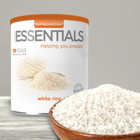 Emergency Essentials White Rice Large #10 Can
