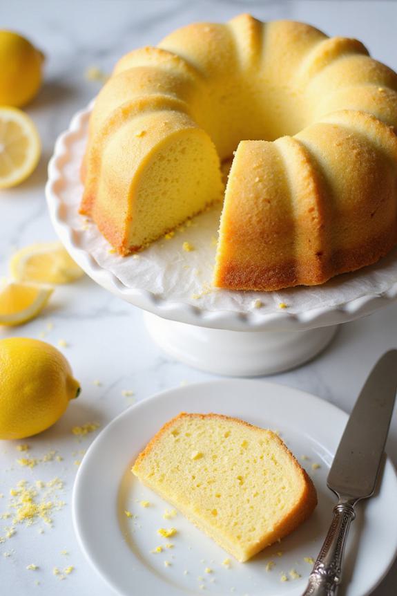 bright gluten free lemon cake