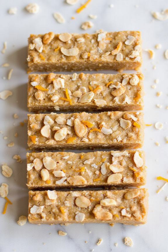 citrus coconut protein bar