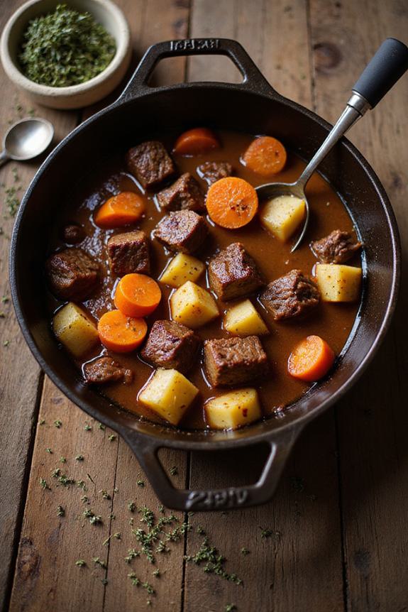 comforting gluten free beef stew
