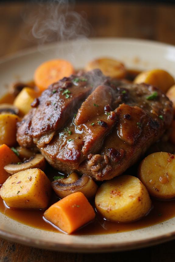 cozy gluten free pot roast