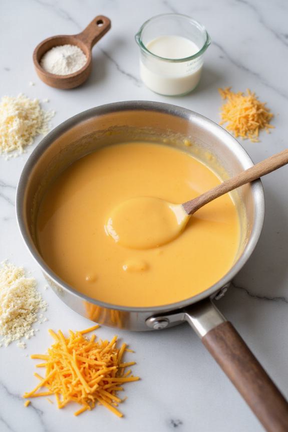 creamy gluten free cheese sauce