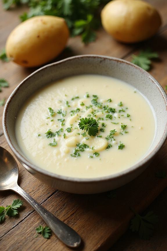 creamy gluten free potato soup