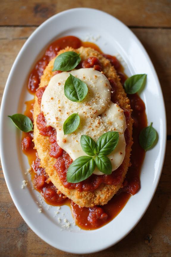 crispy gluten free chicken parmesan