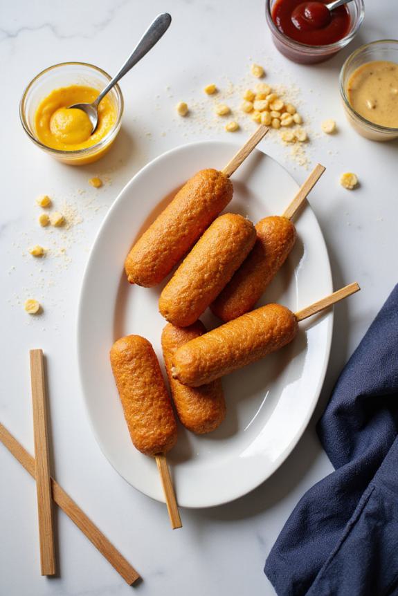 crispy gluten free corn dogs