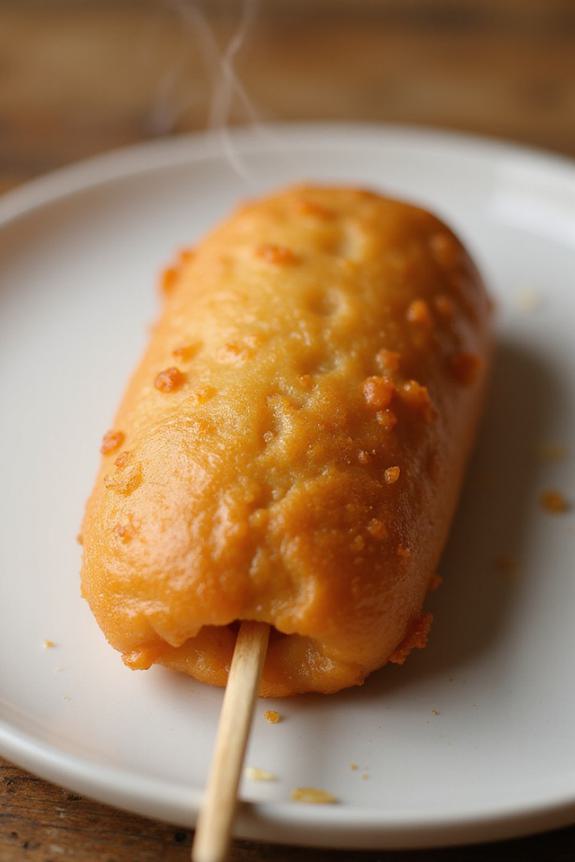 crispy gluten free corn dogs