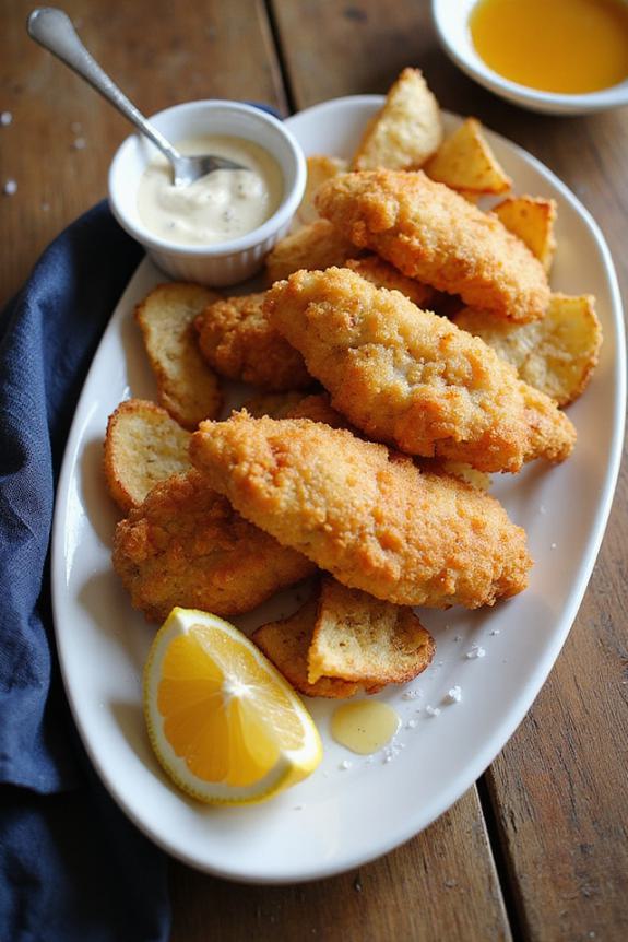 crispy gluten free fish chips