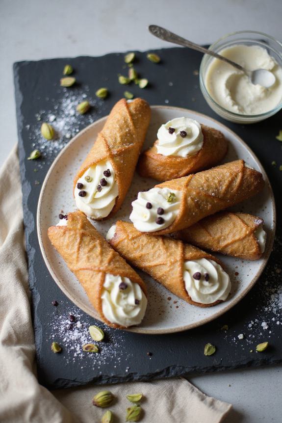 crispy gluten free italian cannoli