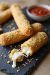 crispy gluten free mozzarella sticks