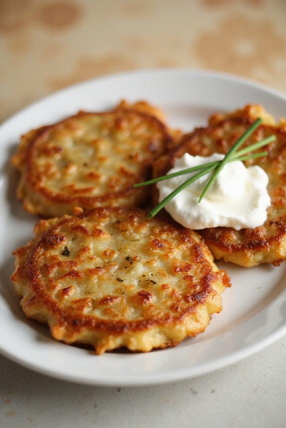 crispy gluten free potato latkes