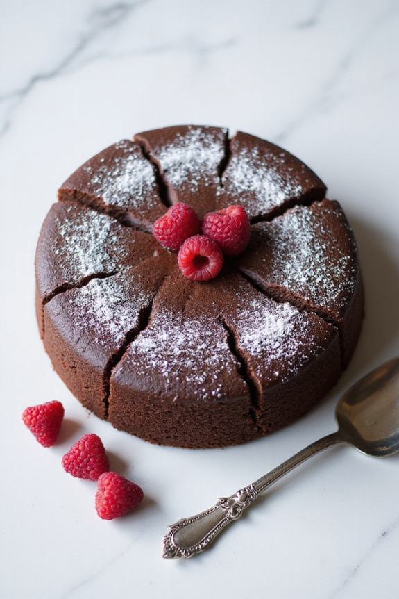 decadent flourless chocolate cake