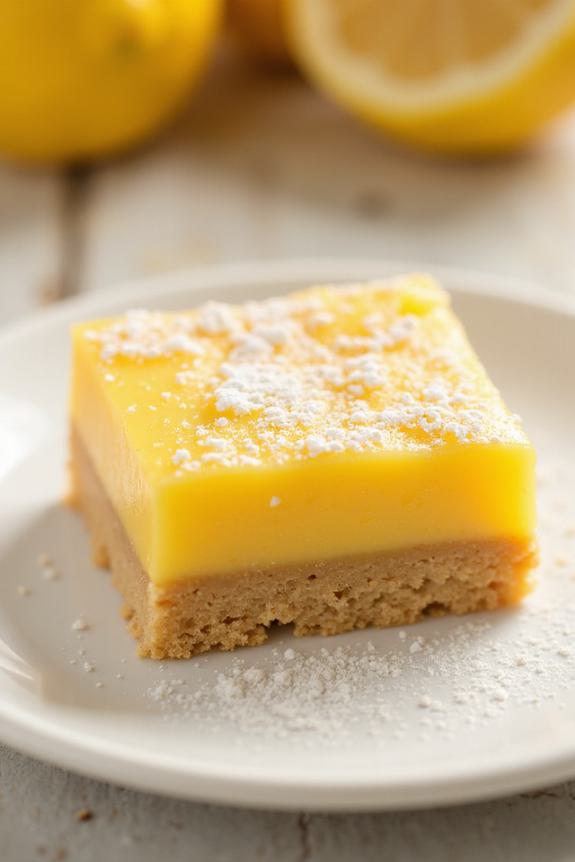 delicious gluten free lemon bars