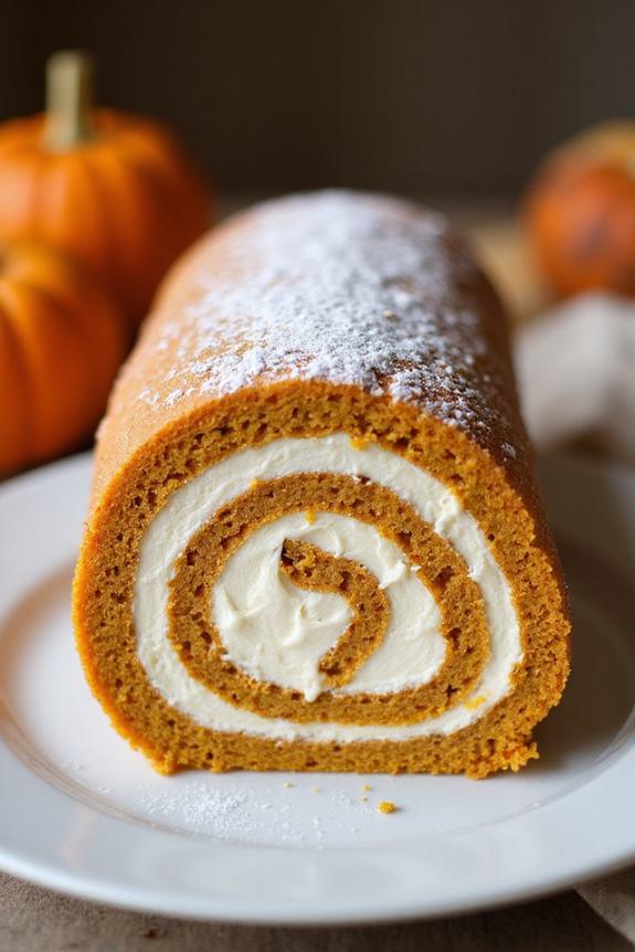 delicious gluten free pumpkin roll