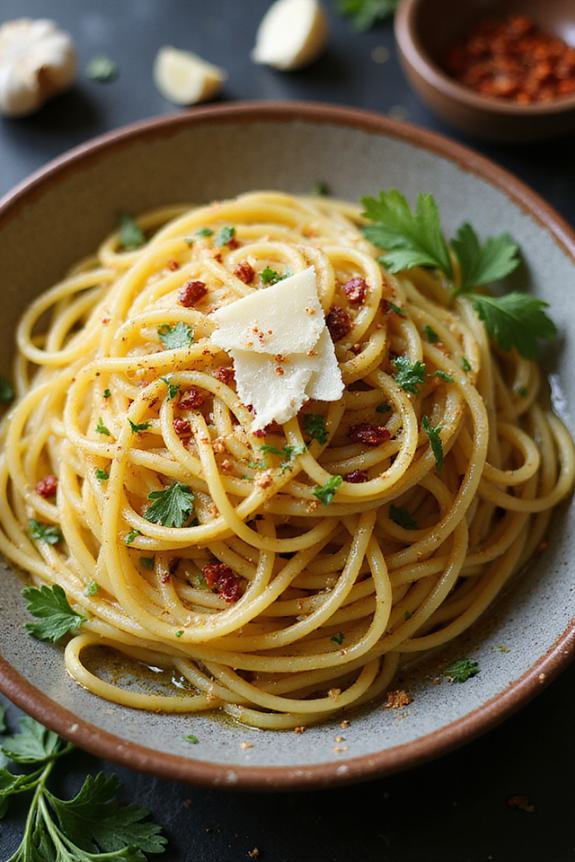 fiery garlic spaghetti sauce