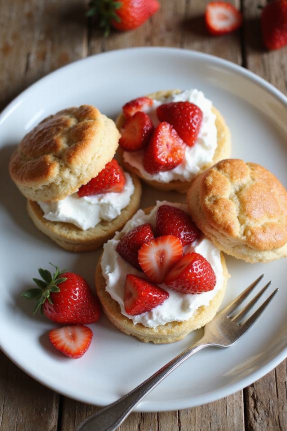 fluffy gluten free strawberry shortcake