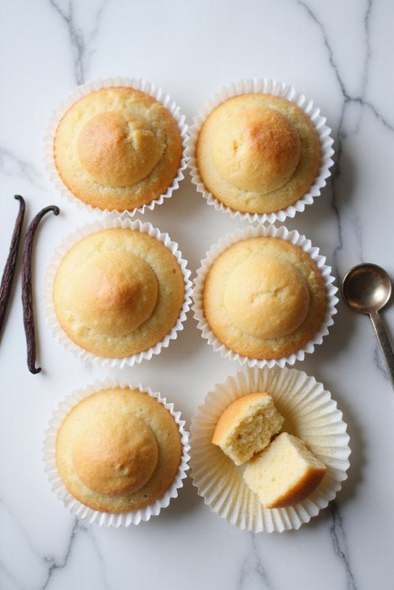 fluffy gluten free vanilla cupcakes
