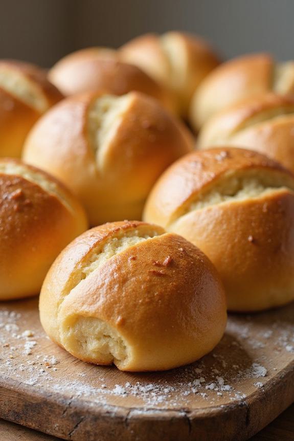 fluffy gluten free yeast rolls