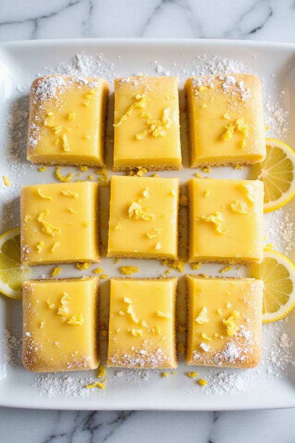 gluten free lemon bars recipe