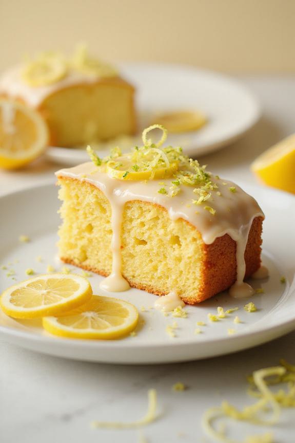 gluten free lemon cake delight
