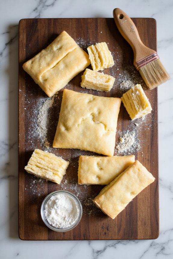 gluten free puff pastry preparation