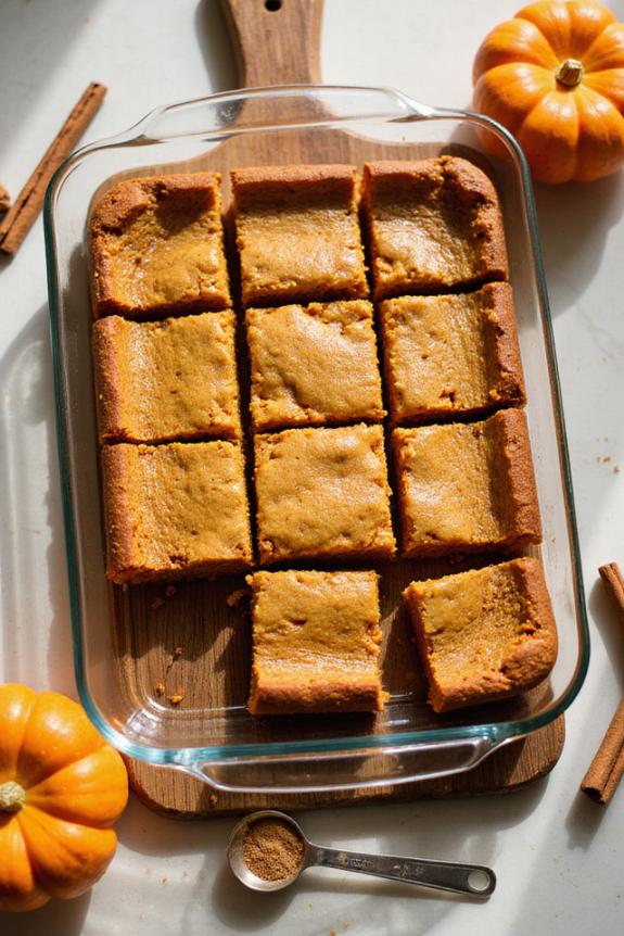 gluten free pumpkin bars recipe