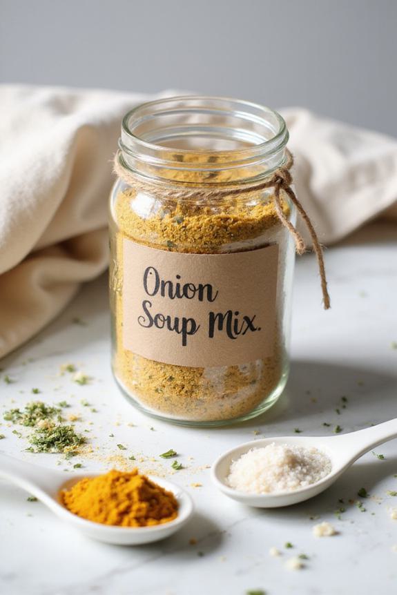 homemade gluten free onion soup mix