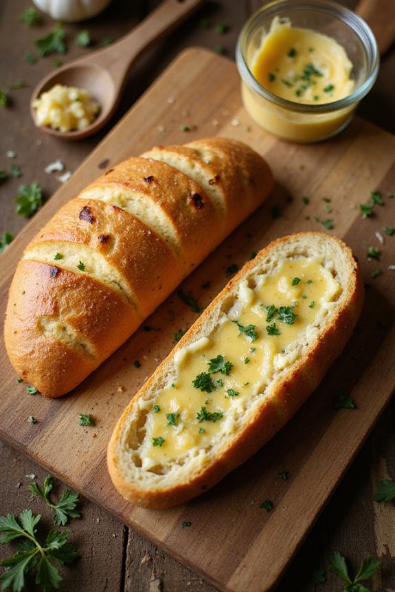 irresistible gluten free garlic bread