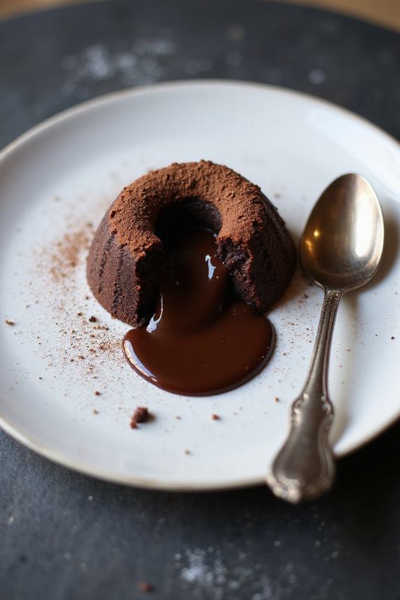 molten gluten free chocolate cake