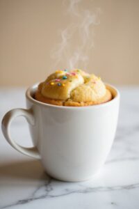 quick gluten free vanilla mug cake